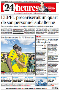 24 Heures - Lundi 14 Aout 2017