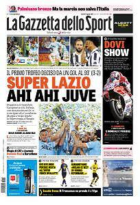 La Gazzetta dello Sport con edizioni locali - 14 Agosto 2017