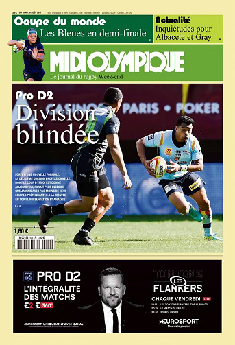 Midi Olympique Vert Vendredi 18 août 2017