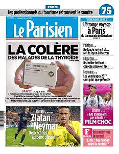 Le Parisien du Mercredi 23 Août 2017