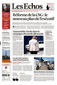 Les Echos du Mercredi 23 Août 2017