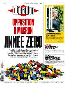 Libération du Samedi 26 Août 2017