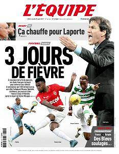 L’equipe du Mardi 29 Août 2017