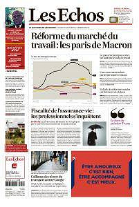 Les Echos du Jeudi 31 Août 2017