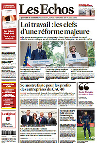 Les Echos du Vendredi 1 Septembre 2017
