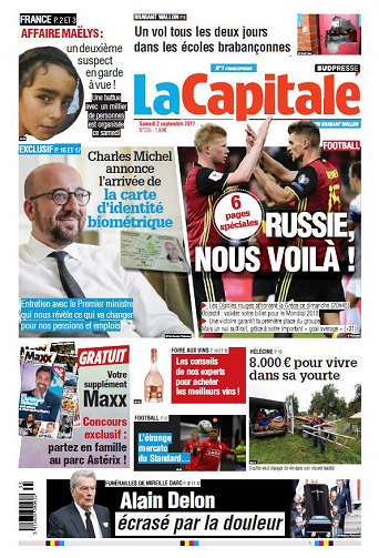 La Capitale- Brabant Wallon - Samedi 2 Septembre 2017