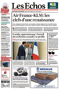 Les Echos du Mardi 5 Septembre 2017