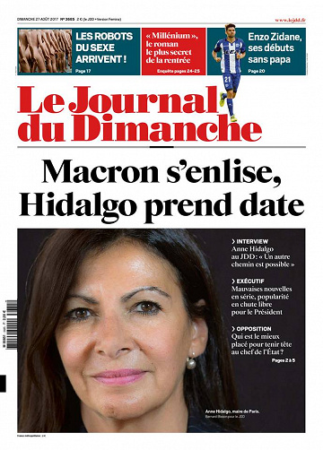 Le journal du dimanche du 03 Septembre 2017