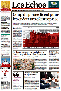 Les Echos du Mercredi 6 Septembre 2017
