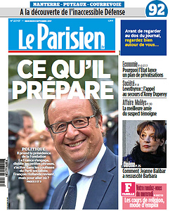 Le Parisien du Mercredi 6 Septembre 2017