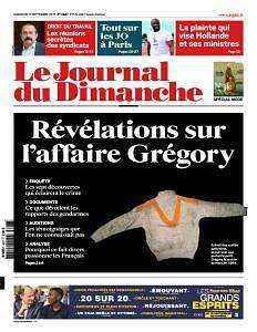 Le Journal du Dimanche 10 Septembre 2017