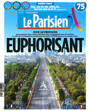 Le Parisien du Jeudi 14 Septembre 2017