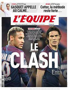 L’equipe du Mardi 19 Septembre 2017