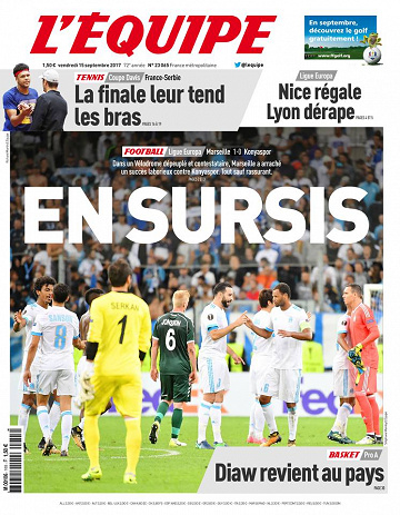 L’Équipe Vendredi 15 septembre 2017