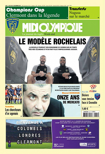 Midi Olympique Vert Vendredi 15 décembre 2017