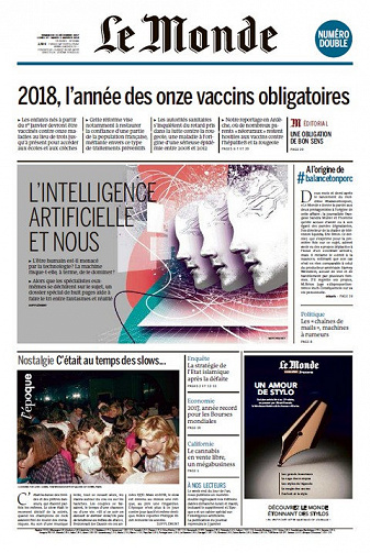 Le Monde - Dimanche 31 Décembre 2017, Lundi 1er Janvier et Mardi 2 Janvier 2018
