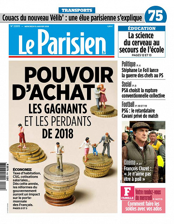 Le Parisien Mercredi 10 janvier 2018