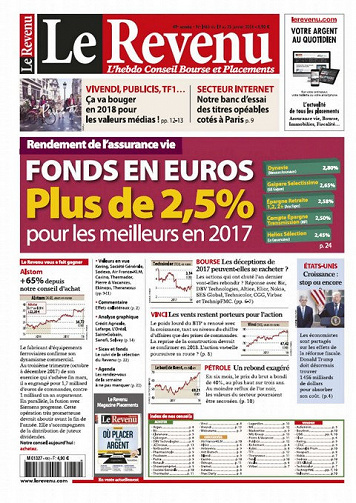 Le Revenu N°1463 - 19 au 25 Janvier 2018