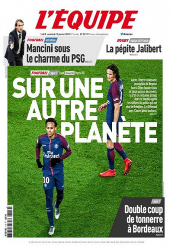L’Équipe - Vendredi 19 janvier 2018