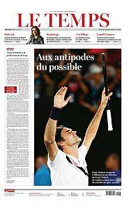 Le Temps - 29 janvier 2018
