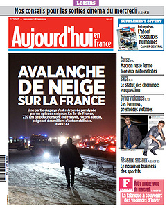 Aujourd’hui en France du Mercredi 7 Février 2018