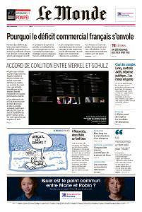 Le Monde du Jeudi 8 Février 2018