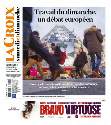 La Croix - Samedi 17 et Dimanche 18 Février 2018