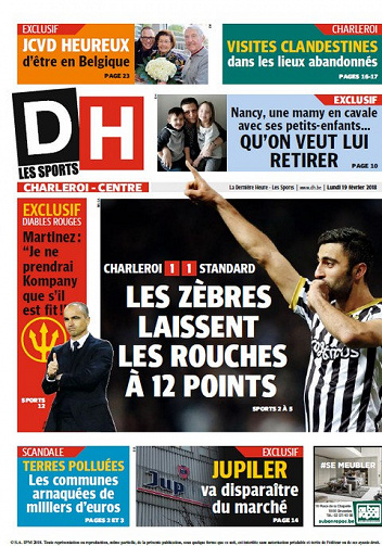 DH Charleroi - Lundi 19 Février 2018