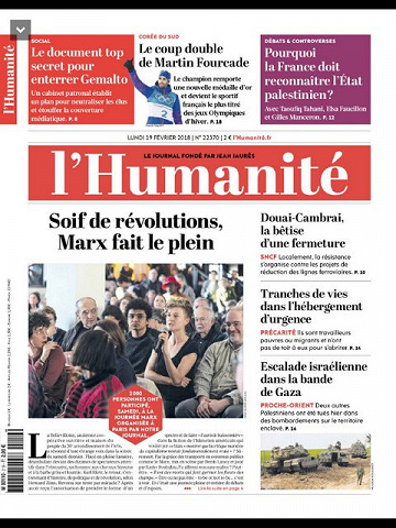L’Humanité - Lundi 19 Février 2018