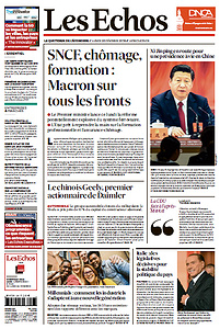 Les Echos du Lundi 26 Février 2018