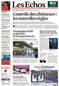 Les Echos du Mardi 20 Mars 2018