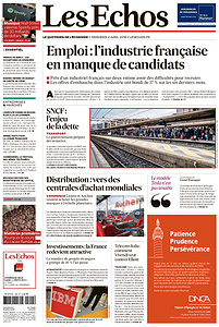 Les Echos du Mercredi 4 Avril 2018