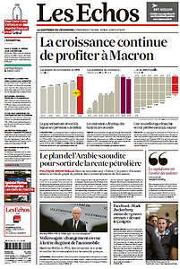 Les Echos du Mercredi 11 Avril 2018