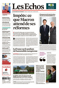 Les Echos du Mardi 17 Avril 2018