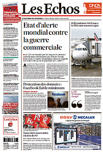 Les Echos du Lundi 23 Avril 2018