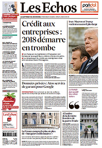 Les Echos du Mercredi 25 Avril 2018
