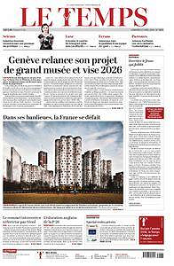 Le Temps - Vendredi 27 Avril 2018