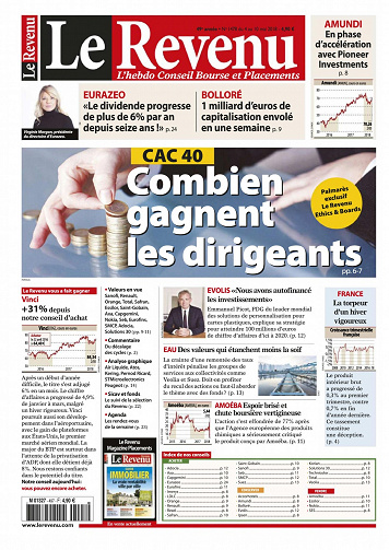 Le Revenu N°1478 - 4 au 10 Mai 2018