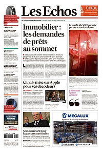 Les Echos du Mardi 15 Mai 2018