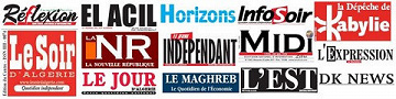 Pack Journaux - Algérie - Mardi 15 Mai 2018