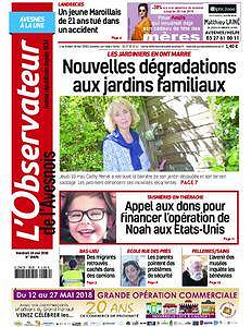 L’Observateur de l’Avesnois - Vendredi 18 Mai 2018