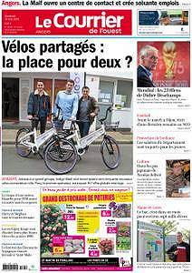 Le Courrier de l’Ouest Angers - Vendredi 18 Mai 2018