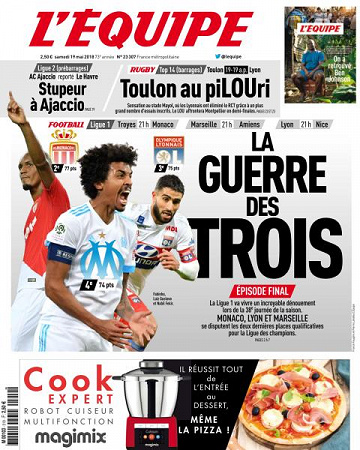 L’equipe du Samedi 19 Mai 2018