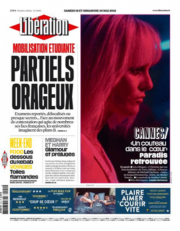 Libération du Samedi 19 et Dimanche 20 Mai 2018