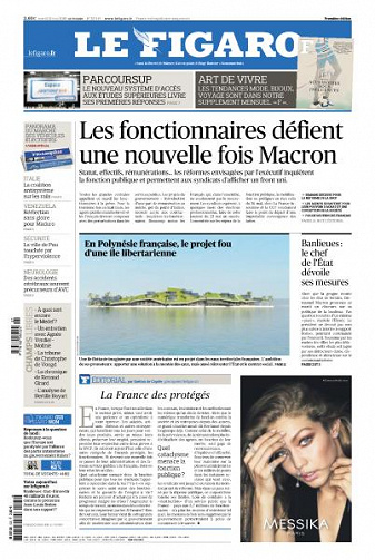 Le Figaro du Mardi 22 Mai 2018