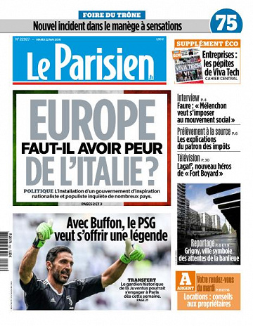 Le Parisien du Mardi 22 Mai 2018