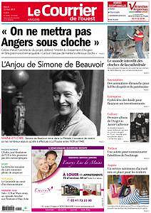 Le Courrier de l’Ouest Angers - Mardi 22 Mai 2018