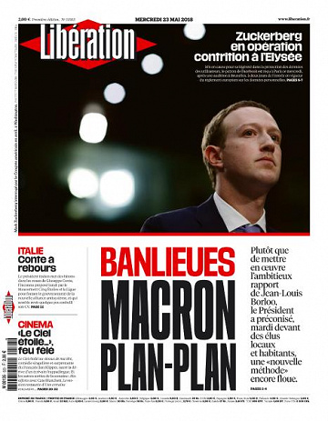 Libération du Mercredi 23 Mai 2018