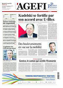 L’Agefi - Mercredi 23 Mai 2018