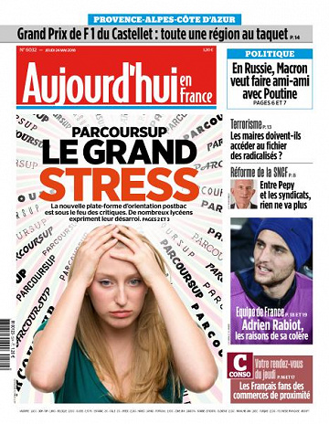 Aujourd’hui en France du Jeudi 24 Mai 2018